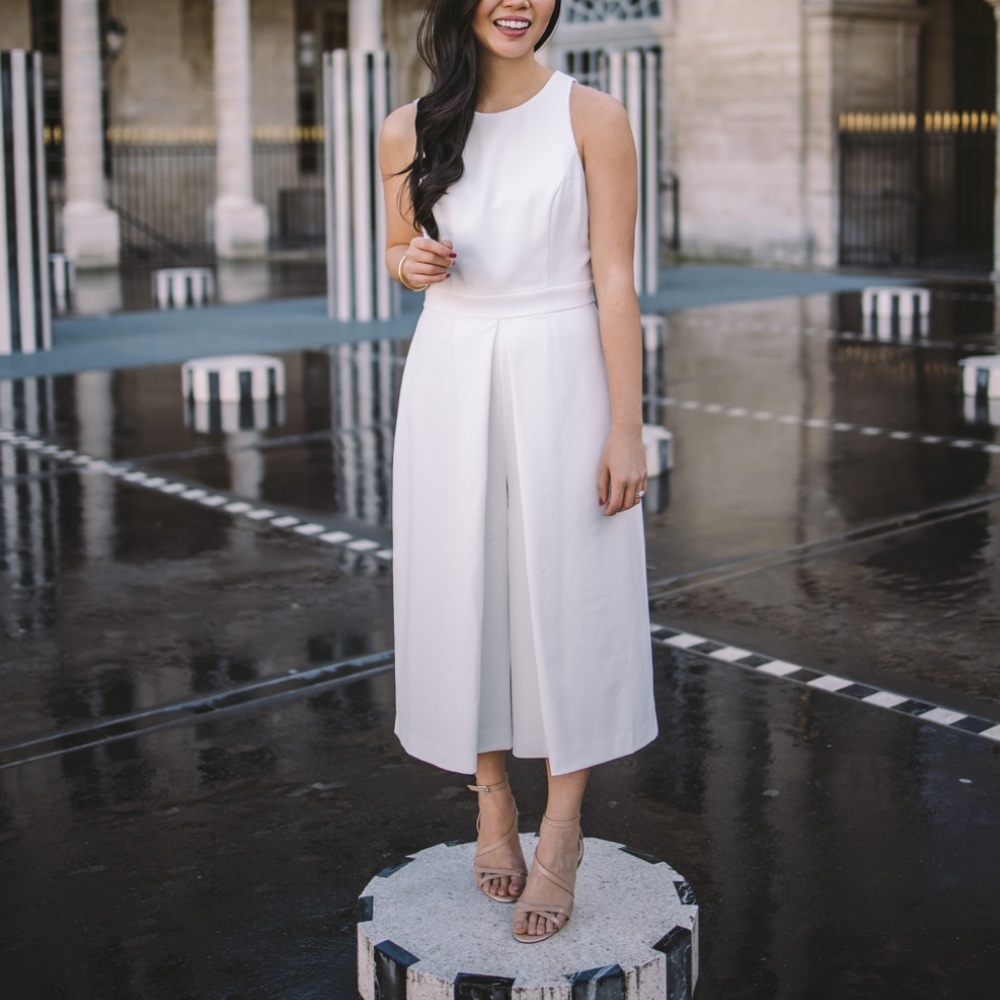 WHBM White Jumpsuit - Picture 2 of 5